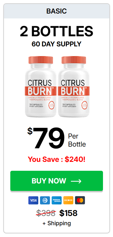 Citrus Burn 2 bottle discount